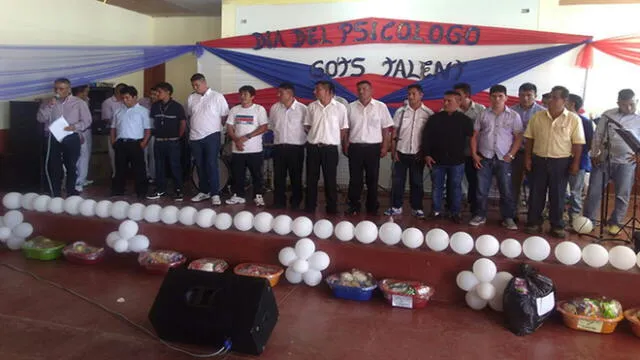 Piura: Internos del penal celebraron el Día del Psicólogo