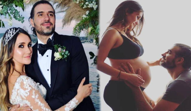 Dulce María celebra aniversario de bodas con tierna foto de su embarazo