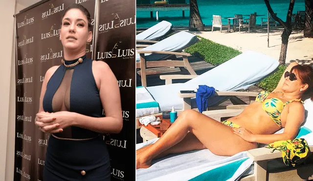 Tilsa Lozano opina de la foto en bikini de Magaly Medina [VIDEO]