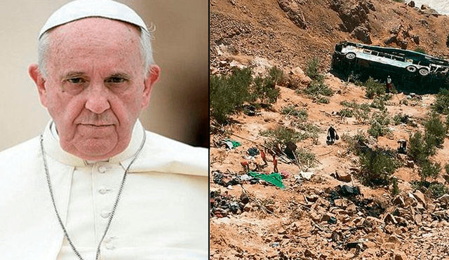 Papa Francisco envió sus condolencias por accidente en Arequipa