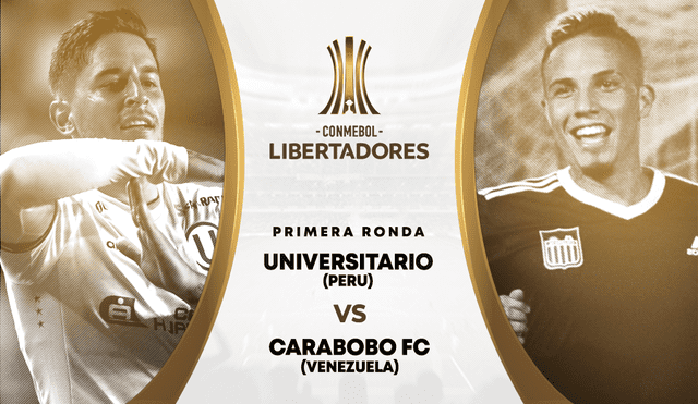 Universitario vs. Carabobo  por la Copa Libertadores
