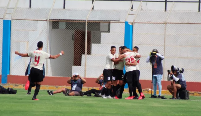 Urruti marcó el primer gol del encuentro Universitario vs. Carlos Stein. (Créditos: Liga 1)