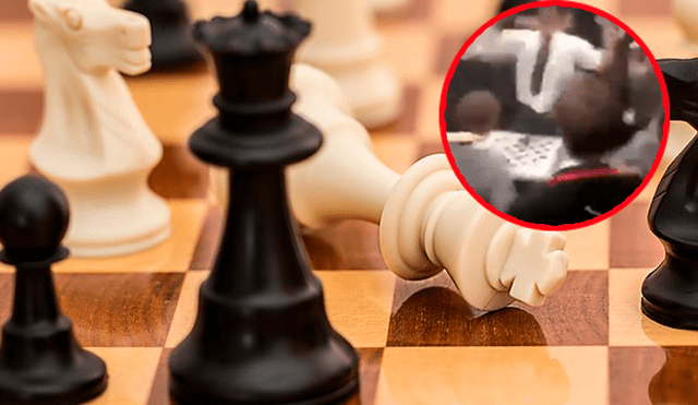 Vía Facebook: Partida de ajedrez se sale de control tras un espectacular final [VIDEO]
