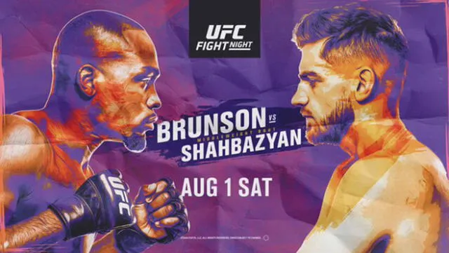 Brunson vs. Shahbazyan. Foto: UFC