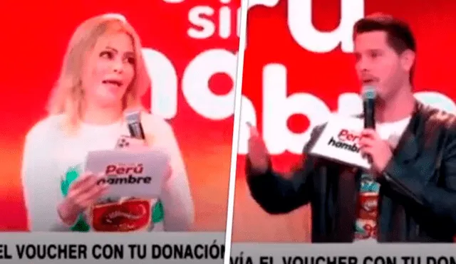 Gisela Valcárcel asegura que Cristian Rivero es su amigo, luego que el presentador la acusara en vivo de robarle cámara
