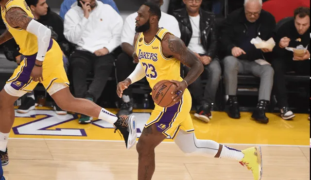 LeBron dio 22 puntos en su último partido con Los Angeles Lakers. (Créditos: AFP)