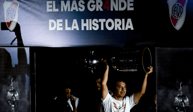 Marcelo Gallardo a la afición de River Plate: "¡Ganamos la final más soñada del mundo!"