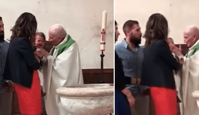 YouTube: sacerdote que agredió a bebé en bautizo recibe drástica sanción [VIDEO]