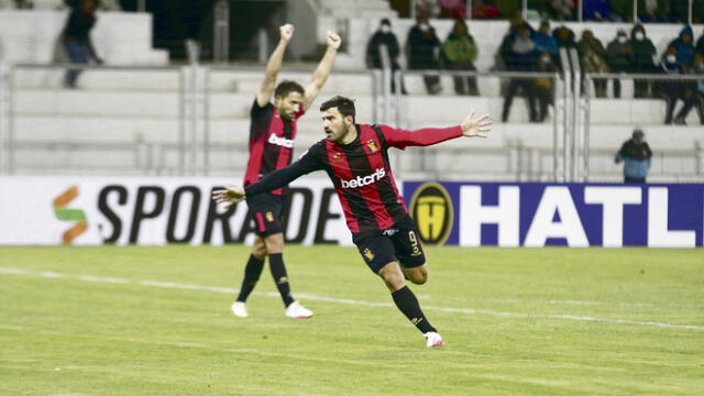 GOLES. Cuesta ingresó en el segundo tiempo e hizo el gol de la victoria para Melgar.