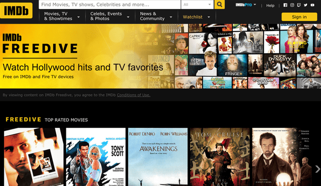 IMDb TV, la web donde puedes ver series y películas gratuitamente [VIDEO]