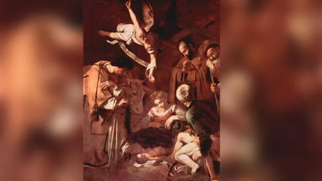 Nacimiento de Cristo, por Caravaggio.