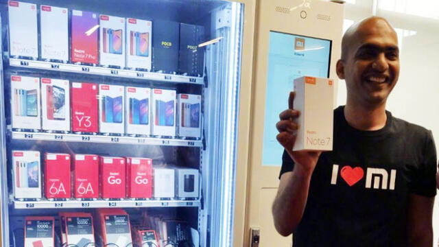 Xiaomi presenta su increíble máquina expendedora para comprar móviles [FOTOS]