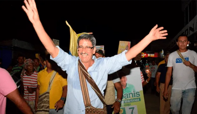 Guillermo Enrique Torres Cueter, alias El cantante de las FARC, ganó la alcaldía de Turbaco. Foto: Difusión