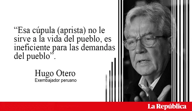 Hugo Otero, aprista por más de 50 años y exembajador peruano.