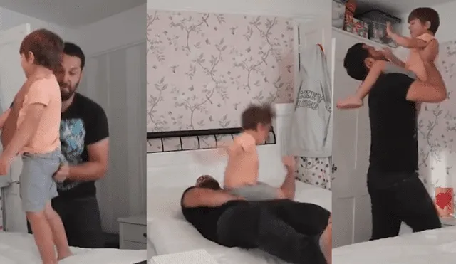 Facebook Viral: Miles de usuarios impactados tras ver a niño usar movimiento de la WWE para golpear a su padre [VIDEO]