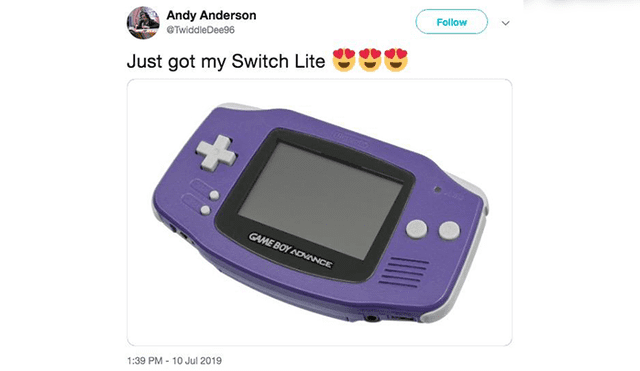 Usuarios comparten divertidos memes con otros periféricos por el anuncio de Nintendo Switch Lite.