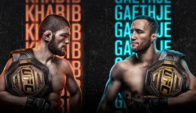 Khabib y Gaethje se enfrentarán por primera vez en su carrera. Foto: UFC