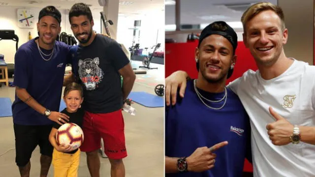 Barcelona recibió la visita sorpresa de Neymar en los entrenamientos