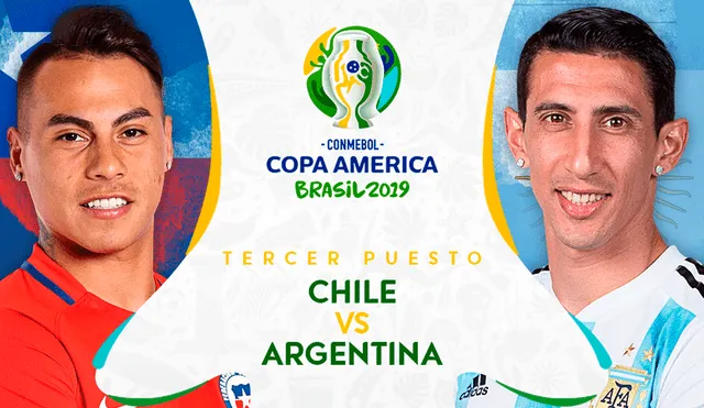 Chile y Argentina se enfrentan por el tercer y cuarto de la Copa América 2019.