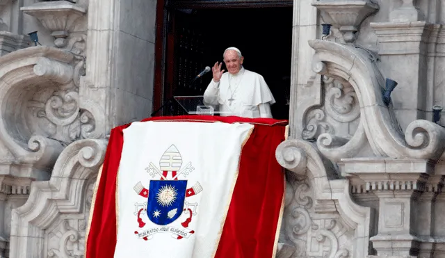 El Ángelus que el papa Francisco rezó en la Plaza de Armas de Lima