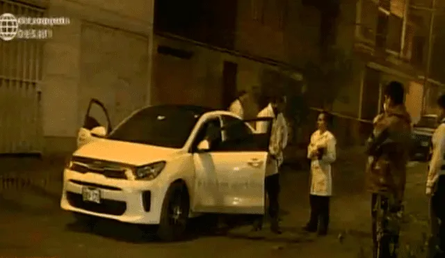 El Agustino: policía es asesinado a balazos dentro de su auto [VIDEO]