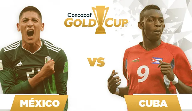 México vs. Cuba: triunfo azteca 7-0 en su debut en la Copa de Oro 2019