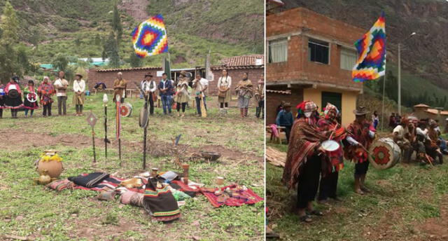 Comuneros de Cusco piden respetar bandera wiphala tras estallido social en Bolivia