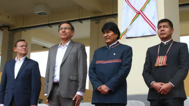 Martín Vizcarra y Evo Morales acuerdan impulsar proyectos conjuntos de desarrollo