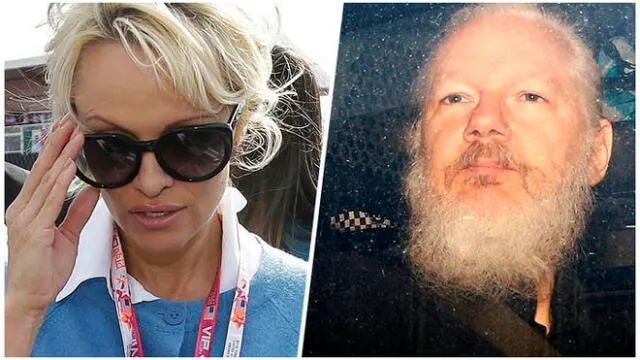 Pamela Anderson defiende a Julián Assange, el fundador de Wikileaks [FOTOS]