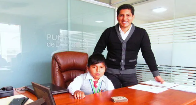 Arequipa: Niño asume cargo de alcalde de Punta de Bombón