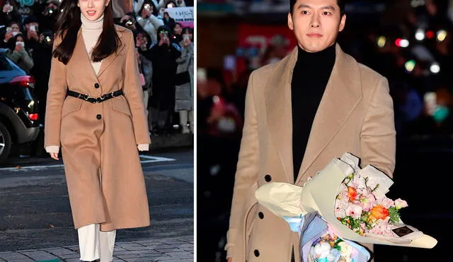 Algunos internautas juegan con la idea de que Hyun Bin y Son Ye Jin vinieron vestidos como 'pareja' para la fiesta de despedida de “Crash Landing on You”.