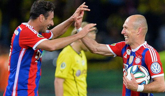 Además de Pizarro, Arjen Robben también es uno de los voceados como nuevos embajadores del Bayern. Foto: Getty.