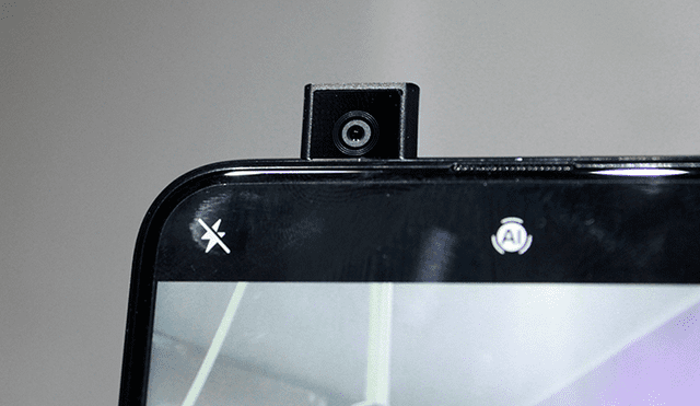 La cámara pop-up de 16 megapíxeles. | Foto: La República