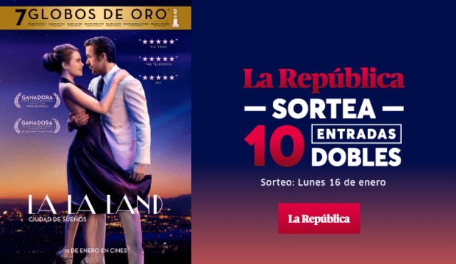 La República te invita al Avant Premiere de “La La Land: Ciudad de Sueños”
