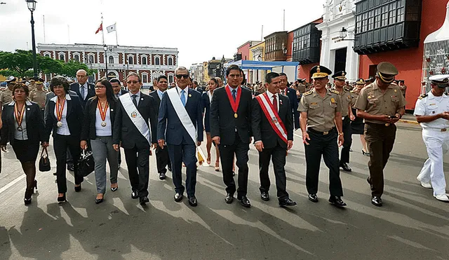 Elidio Espinoza no hizo ningún mea culpa en aniversario de Trujillo