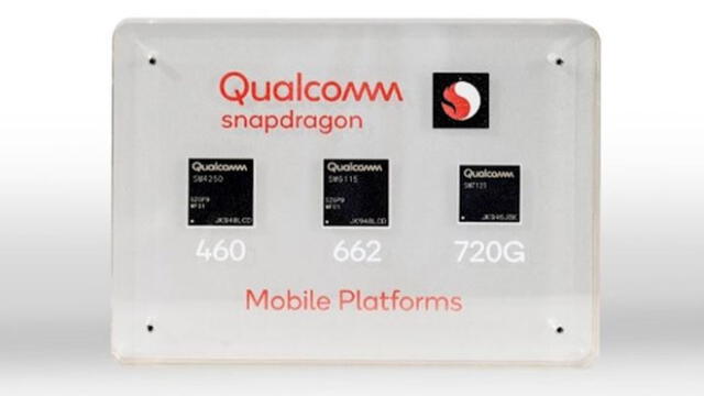 Se trata de los Snapdragon 720G, Snapdragon 662 y Snapdragon 460.