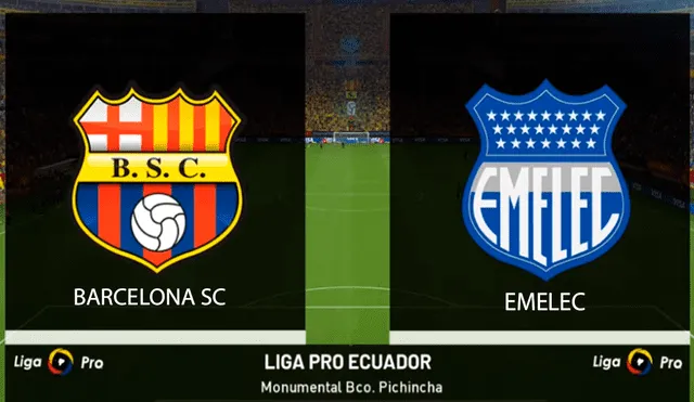 Sigue aquí EN VIVO ONLINE el 'Clásico del Astillero' entre Barcelona SC y Emelec por la jornada 28 de la Liga Pro de Ecuador 2019.
