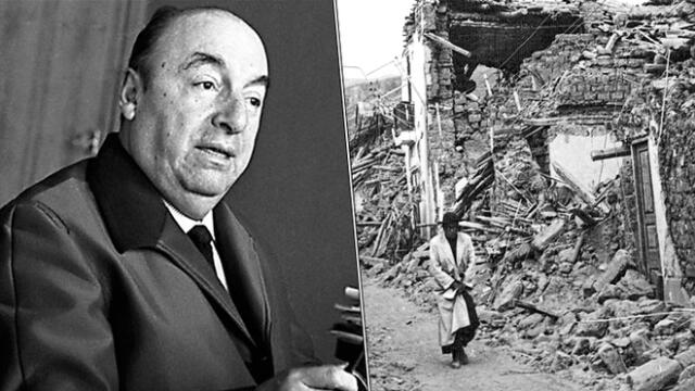 La vez que Pablo Neruda ayudó a los damnificados del terremoto de Áncash. Foto: archivo LR.