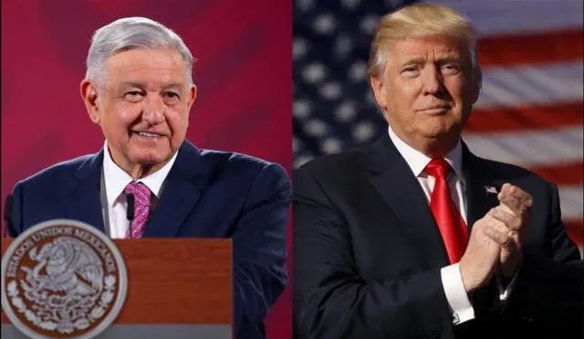 Andrés Manuel López Obrador y Donald Trump. (Foto: ADN40)