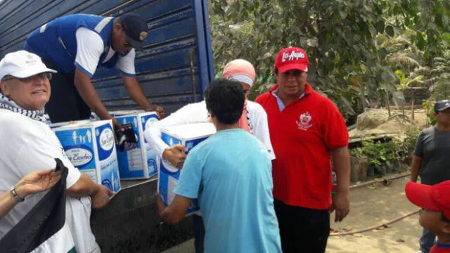 Vecinos de San Juan De Lurigancho reciben ayuda