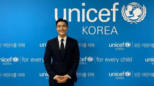 Siwon es uno de los pocos idols K-pop que es embajador de Unicef.