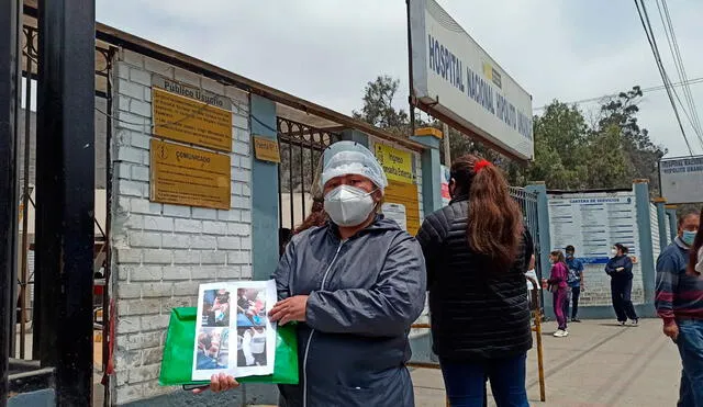 Familiares de la última paciente dada de alta piden apoyo al Ministerio de Salud. Foto: Karla Cruz / URPI -GLR