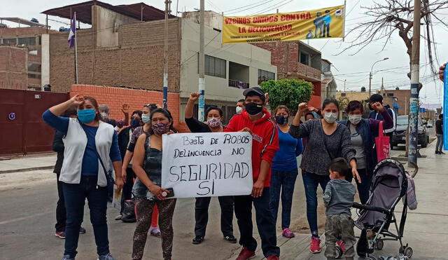 Vecinos pidieron mayor presencia policial en la zona. Foto: Karla Cruz - URPI / GLR