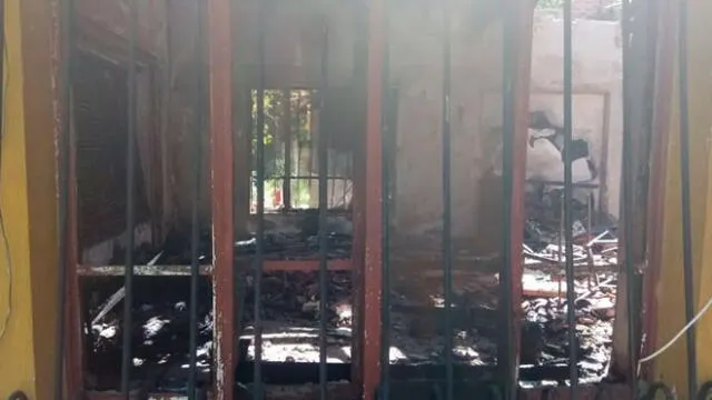 Delincuente amenaza e incendia una vivienda, pero las autoridades no lo detienen