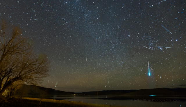 Las Gemínidas es la lluvia de estrellas más esperadas de diciembre 2022. Foto: Jeff Sullivan / Flickr