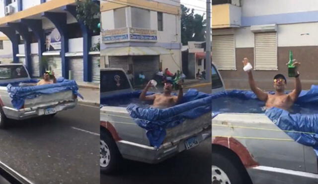 YouTube: Hombre convierte su camioneta en una 'piscina' y causa sensación en la red 