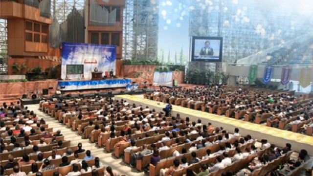 Se trata de una controvertida iglesia surcoreana con gran cantidad de recuperados del coronavirus. Foto: Iglesia Shincheonji de Jesús