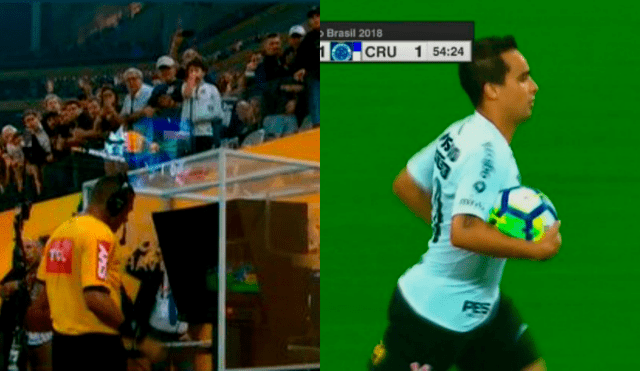 Corinthians vs Cruzeiro: Jadson decretó el 1-1 con dudoso penal [VIDEO]
