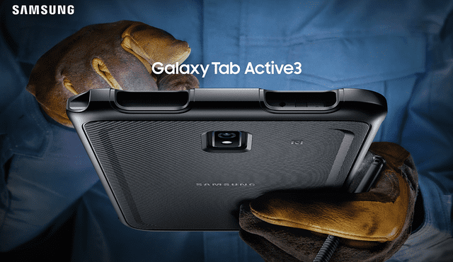 Conoce la nueva tablet Galaxy Tab Active 3. | Foto: Samsung