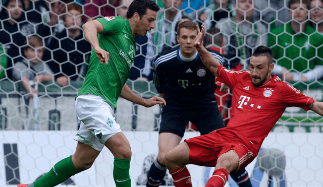 Bayern Múnich rindió homenaje a Claudio Pizarro en la antesala del choque frente al Bremen